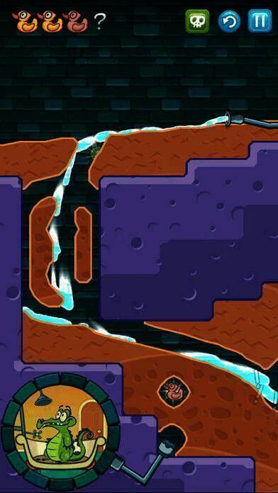 小鳄鱼爱洗澡游戏画面