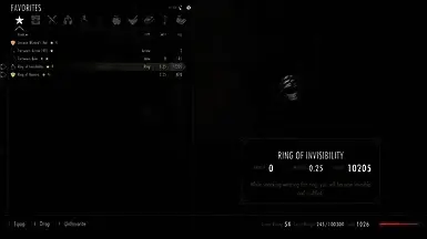 《上古卷轴5:天际重制版》隐形戒指MOD截图1