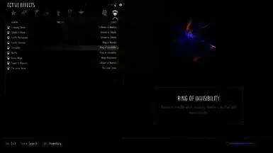 《上古卷轴5:天际重制版》隐形戒指MOD截图2