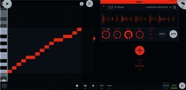 调节灵敏度旋钮界面