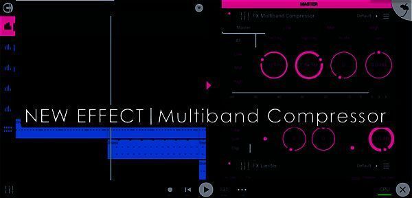 多波段压缩机效果器界面