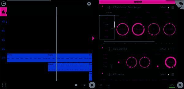 波段预览及控件界面