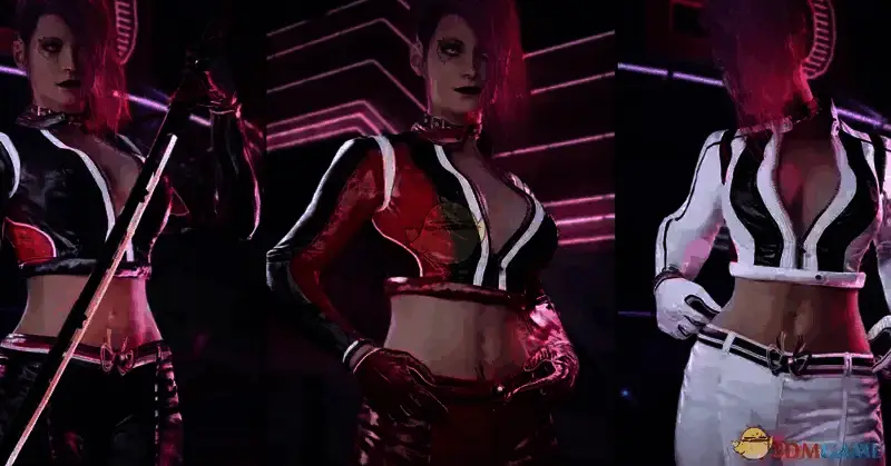 《赛博朋克2077》性感机车套装MOD截图1