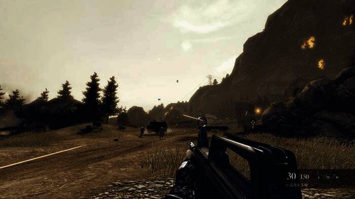 《光荣使命》团队协作游戏画面