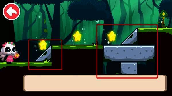 宝箱过关操作示意图