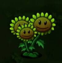 三子向日葵植物形象