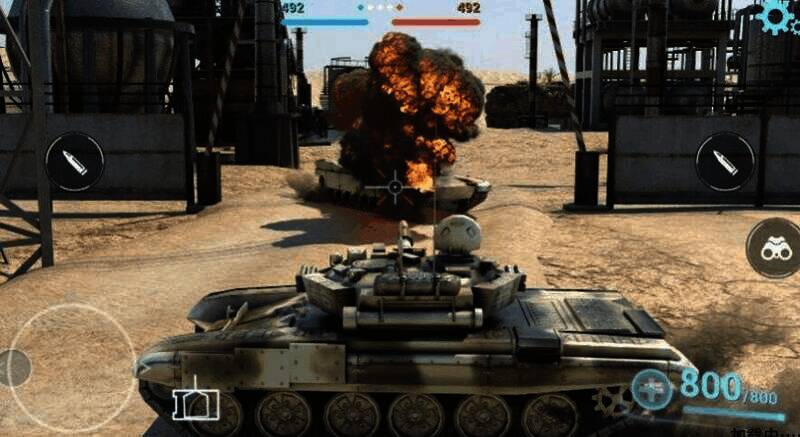坦克冲突战场游戏画面
