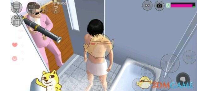 游戏中被追求者攻击画面