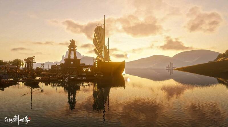 《仙剑世界》游戏背景相关画面