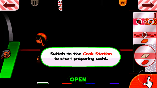 根据订单制作食品界面截图