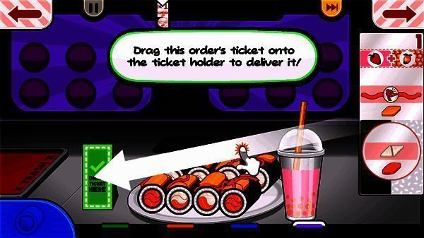 拖动订单界面截图