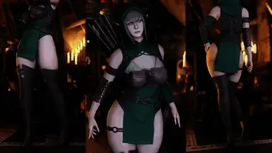 《上古卷轴5：天际重制版》塞纳服装外观MOD截图2