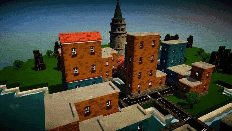 迷你城市游戏背景画面