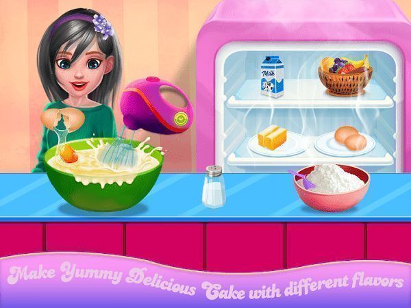 蛋糕制造商烘烤厨房游戏画面