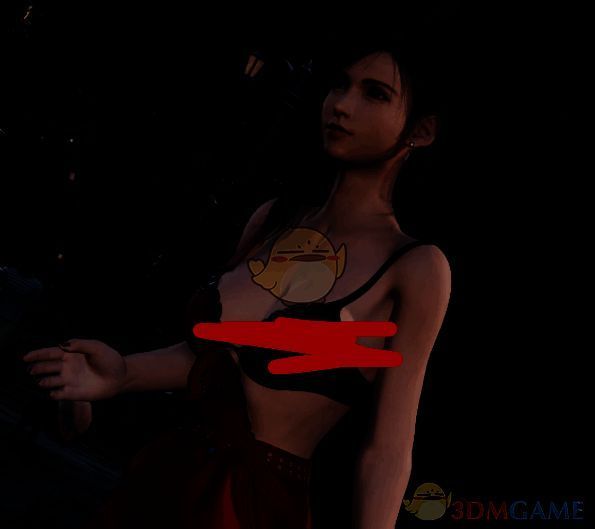 《最终幻想7:重生》蒂法性感文胸工装裤MOD截图1