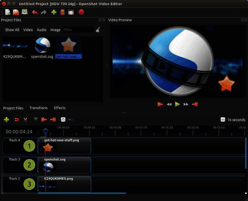 OpenShot无限曲目功能展示