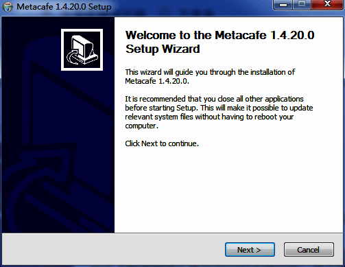 Metacafe安装步骤1图片