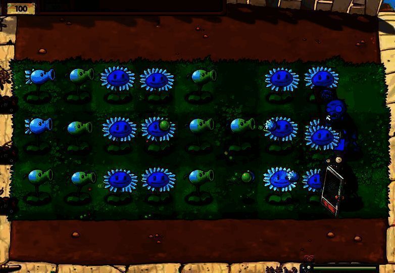 防御阵容示意图