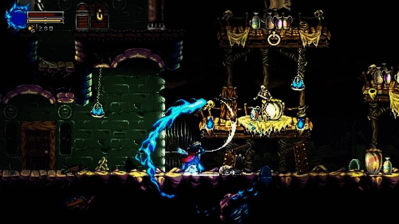 玩家在游戏中探索场景