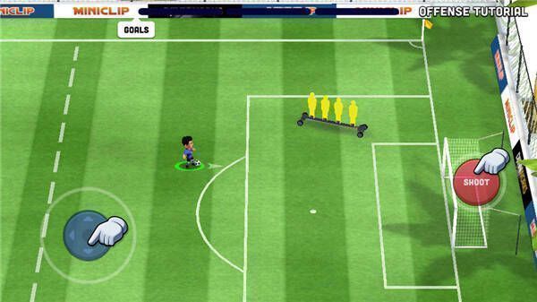 迷你足球运球射门